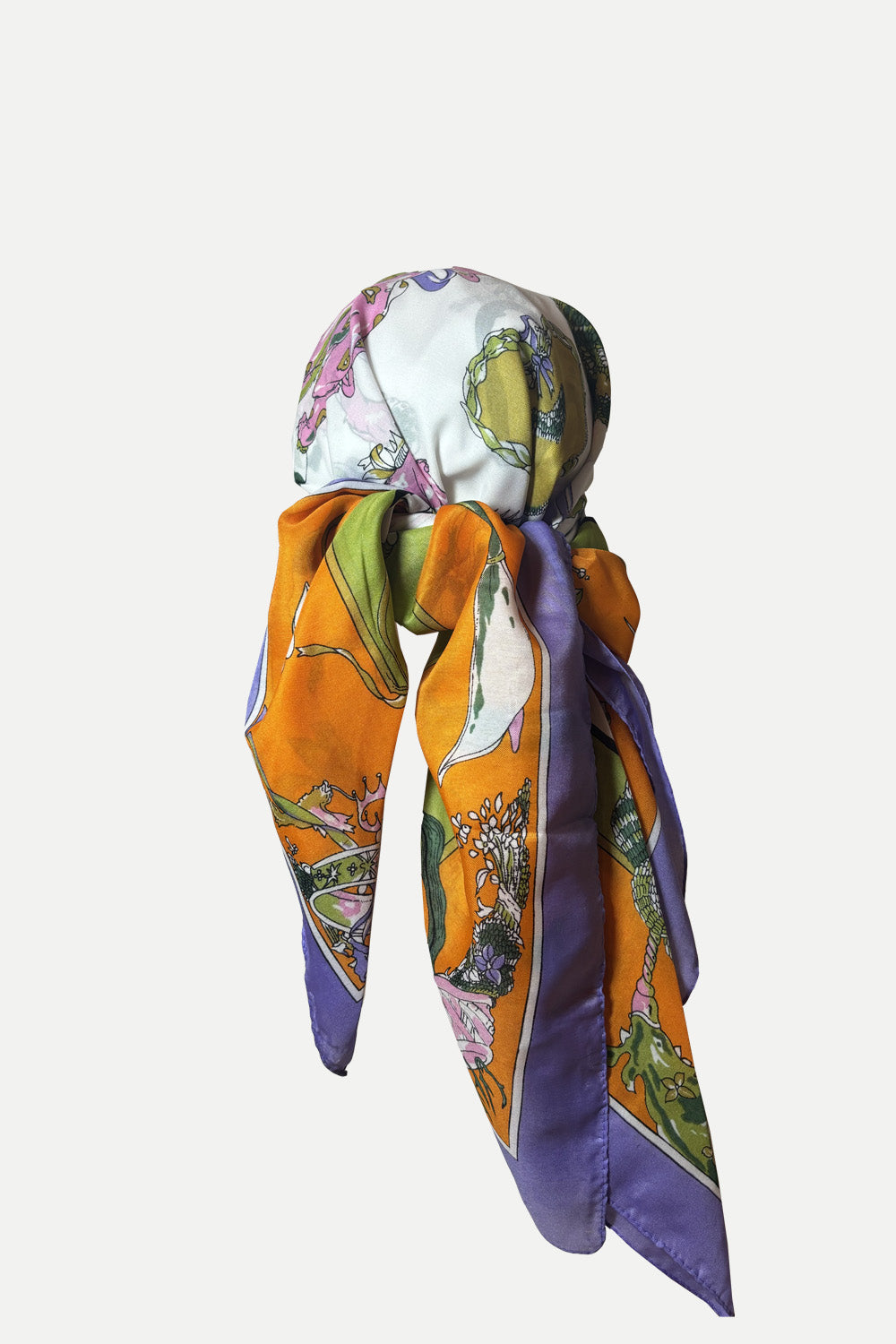 one of a kind vintage scarf cap