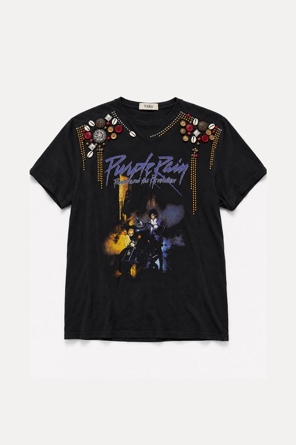 One-of-a-Kind Embellished Prince Tee
