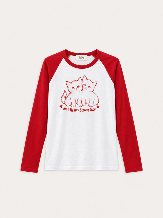 Soft Hearts Raglan Tee
