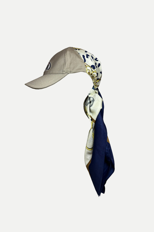 one of a kind vintage scarf cap