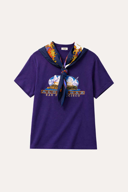 San Francisco scarf t-shirt